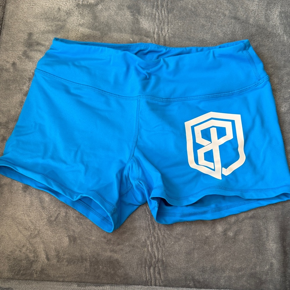 Born Primitive Double Take Blue Logo Shorts